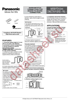 AXK5L10337G datasheet  